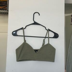 Olive Green Bralette